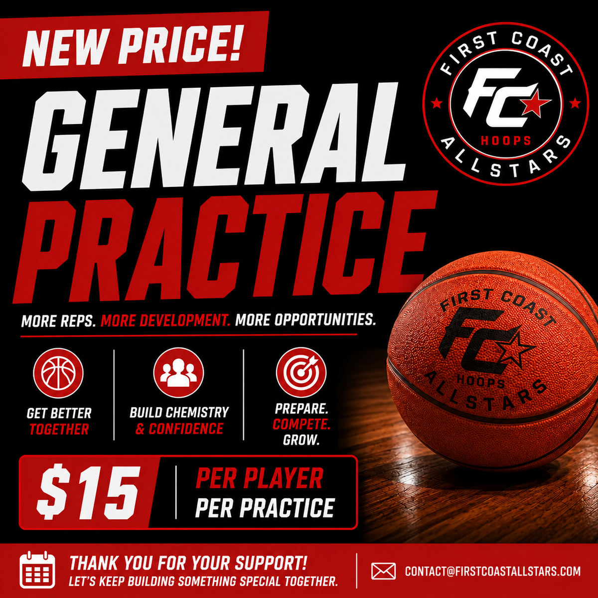 Drop-in Practice Fee