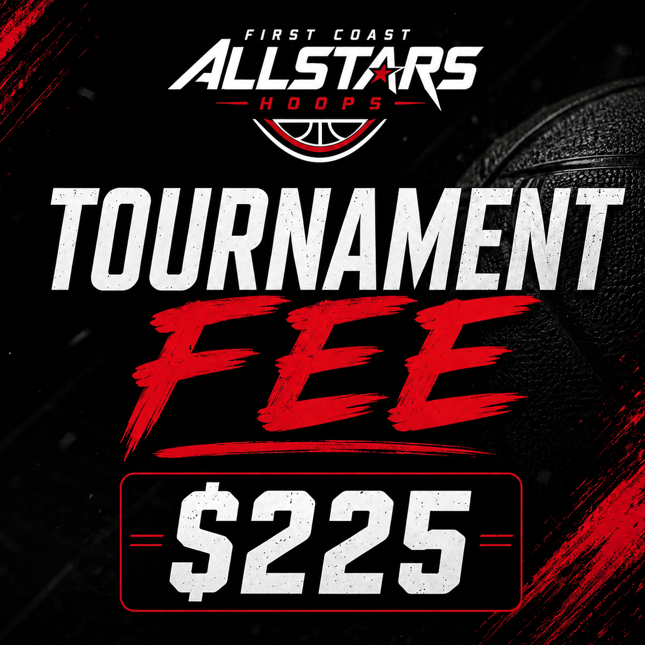 Tournament Fee $225