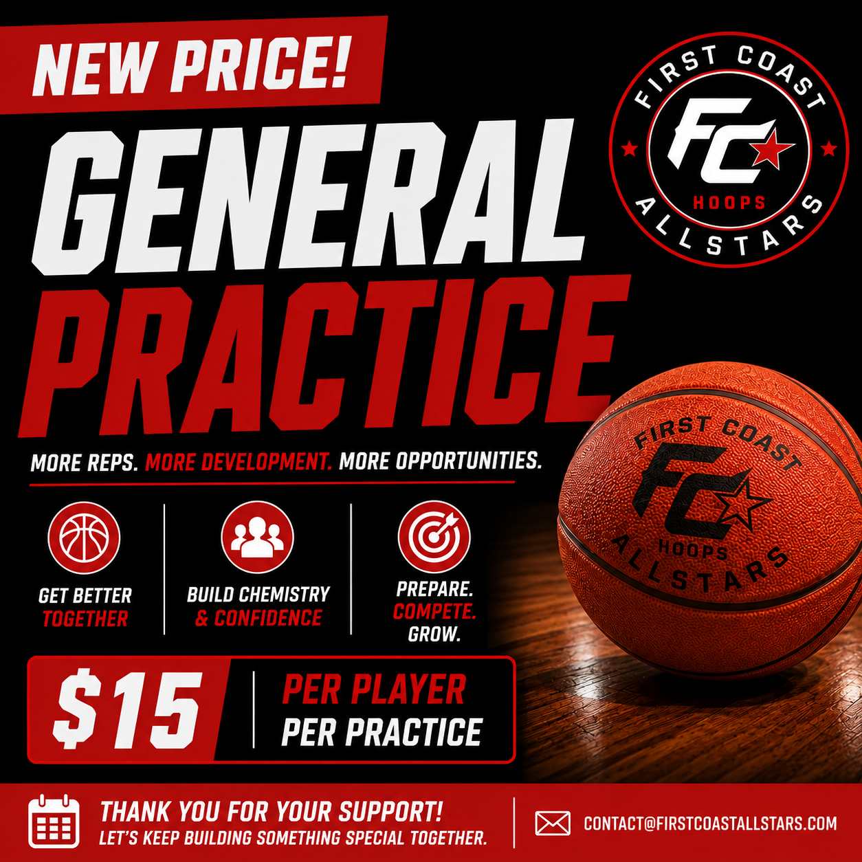 Drop-in Practice Fee